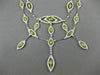EXTRA LARGE 11.06CT WHITE & YELLOW DIAMOND 18KT TWO TONE GOLD MARQUISE NECKLACE