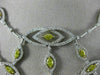 EXTRA LARGE 11.06CT WHITE & YELLOW DIAMOND 18KT TWO TONE GOLD MARQUISE NECKLACE