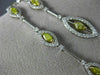 EXTRA LARGE 11.06CT WHITE & YELLOW DIAMOND 18KT TWO TONE GOLD MARQUISE NECKLACE