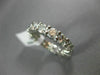 ESTATE 3.20CT DIAMOND PLATINUM CLASSIC WEDDING ANNIVERSARY ETERNITY RING #24665