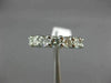 ESTATE 3.20CT DIAMOND PLATINUM CLASSIC WEDDING ANNIVERSARY ETERNITY RING #24665