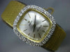 ESTATE LARGE OMEGA DE VILLE 1.0CT DIAMOND 18KT TWO TONE GOLD LADIES WATCH #25039
