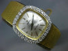 ESTATE LARGE OMEGA DE VILLE 1.0CT DIAMOND 18KT TWO TONE GOLD LADIES WATCH #25039