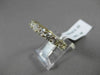 ESTATE 3.56CT ROUND DIAMOND 14KT YELLOW GOLD SHARED PRONG ETERNITY WEDDING RING
