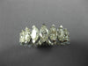 LARGE 4.10CT DIAMOND 14KT WHITE GOLD MARQUISE ETERNITY ANNIVERSARY RING #26651