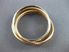 ESTATE WIDE 14KT TRI COLOR GOLD TRINITY WEDDING ANNIVERSARY RING BAND 7mm #23604