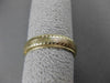 ANTIQUE 14KT YELLOW GOLD HANDCRAFTED FILIGREE MILGRAIN BAND RING 5mm #23167