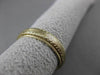 ANTIQUE 14KT YELLOW GOLD HANDCRAFTED FILIGREE MILGRAIN BAND RING 5mm #23167