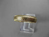 ANTIQUE 14KT YELLOW GOLD HANDCRAFTED FILIGREE MILGRAIN BAND RING 5mm #23167