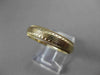 ANTIQUE 14KT YELLOW GOLD HANDCRAFTED FILIGREE MILGRAIN BAND RING 5mm #23167