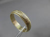 ANTIQUE 14KT YELLOW GOLD HANDCRAFTED FILIGREE MILGRAIN BAND RING 5mm #23167