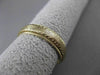 ANTIQUE 14KT YELLOW GOLD HANDCRAFTED FILIGREE MILGRAIN BAND RING 5mm #23167