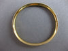 ESTATE SMALL 14K YELLOW GOLD 3D HAND CARVED FILIGREE BABY BANGLE BRACELET #27571