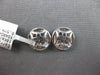 ESTATE LARGE .44CT DIAMOND 18K WHITE GOLD 3D CLASSIC DOUBLE HALO EARRING JACKETS