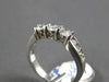 ESTATE .89CT DIAMOND 18K WHITE GOLD 3 STONE CHANNEL SHARE PRONG ANNIVERSARY RING