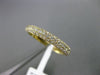 ESTATE .91CT DIAMOND 18KT YELLOW GOLD CLASSIC ETERNITY WEDDING ANNIVERSARY RING