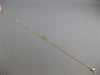 ESTATE .08CT PINK ROUND DIAMOND 18KT ROSE GOLD 3D CLASSIC HAMSA LUCKY BRACELET