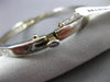 ESTATE 2.50CT PRINCESS CUT DIAMOND 14KT WHITE GOLD 2 ROW CLASSIC BANGLE BRACELET