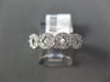 ESTATE .30CT DIAMOND 14KT WHITE GOLD INFINITY FILIGREE WEDDING ANNIVERSARY RING