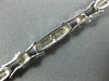 ESTATE LONG 1.60CT DIAMOND 14K WHITE GOLD PRINCESS INVISIBLE BOW TENNIS BRACELET