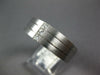 WIDE .36CT DIAMOND 14K WHITE GOLD PRINCESS MATTE & SHINY ANNIVERSARY RING #22431