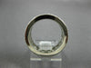 ESTATE WIDE 2.20CT DIAMOND & AAA EMERALD 18KT WHITE GOLD 3 ROW ANNIVERSARY RING