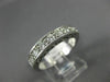 ESTATE .44CT DIAMOND 14KT WHITE GOLD 7 STONE FILIGREE ANNIVERSARY RING #19383