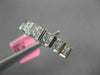 ESTATE WIDE .64CT DIAMOND 18KT WHITE GOLD 3D ROUND & PRINCESS ANNIVERSARY RING