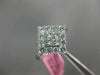 ESTATE WIDE .98CT DIAMOND 18KT WHITE GOLD 3D CLASSIC INVISIBLE ANNIVERSARY RING