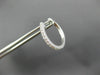 ESTATE .29CT DIAMOND 18KT WHITE GOLD 3D CLASSIC ROUND 2mm OVAL HUGGIE EARRINGS