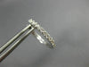 ESTATE .29CT DIAMOND 18KT WHITE GOLD 3D CLASSIC ROUND 2mm OVAL HUGGIE EARRINGS