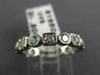 ESTATE .80CT DIAMOND 14KT WHITE GOLD 3D WEDDING ANNIVERSARY ETERNITY RING #18634