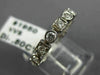 ESTATE .80CT DIAMOND 14KT WHITE GOLD 3D WEDDING ANNIVERSARY ETERNITY RING #18634