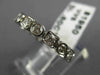 ESTATE .80CT DIAMOND 14KT WHITE GOLD 3D WEDDING ANNIVERSARY ETERNITY RING #18634