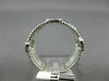 ESTATE WIDE .52CT DIAMOND 14KT WHITE GOLD 3D MULTI ROW ROPE ANNIVERSARY RING