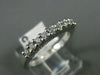 ESTATE .35CT ROUND DIAMOND 14KT WHITE GOLD WEDDING ANNIVERSARY RING BAND #19782