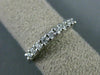 ESTATE .35CT ROUND DIAMOND 14KT WHITE GOLD WEDDING ANNIVERSARY RING BAND #19782