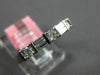 ESTATE .45CT DIAMOND 18KT WHITE GOLD 3D ROUND & BAGUETTE 3MM ANNIVERSARY RING