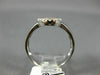 ESTATE WIDE .46CT WHITE & PINK DIAMOND 14KT WHITE & ROSE GOLD ANNIVERSARY RING