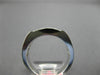 ESTATE WIDE .64CT DIAMOND 18KT WHITE GOLD 3D SQUARE PRINCESS INVISIBLE MENS RING