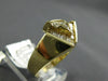 ESTATE .30CT ROUND & BAGUETTE DIAMOND 14KT YELLOW GOLD TRIANGULAR RING #14000