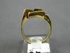 ESTATE .30CT ROUND & BAGUETTE DIAMOND 14KT YELLOW GOLD TRIANGULAR RING #14000