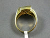 ESTATE .30CT ROUND & BAGUETTE DIAMOND 14KT YELLOW GOLD TRIANGULAR RING #14000