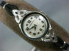 ANTIQUE ART DECO LONGINES 14KT WHITE GOLD 3D CLASSIC ROUND SWISS WATCH #19551