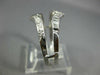 ANTIQUE .35CT OLD MINE DIAMOND 14K WHITE GOLD CLASSIC V SHAPE INSERT RING #19884