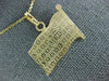 ESTATE LARGE 14KT YELLOW GOLD 3D HANDCRAFTED ENAMEL AMERICAN FLAG PENDANT #25302