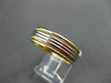ESTATE 14KT 2TONE GOLD CLASSIC MULTIROW MILGRAIN WEDDING ANNIVERSARY RING #23575
