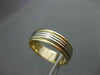 ESTATE 14KT 2TONE GOLD CLASSIC MULTIROW MILGRAIN WEDDING ANNIVERSARY RING #23575