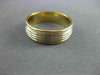 ESTATE 14KT 2TONE GOLD CLASSIC MULTIROW MILGRAIN WEDDING ANNIVERSARY RING #23575