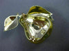 ESTATE LARGE .10CT DIAMOND & AAA MULTI COLOR ENAMEL 14KT YELLOW GOLD PIN #26375